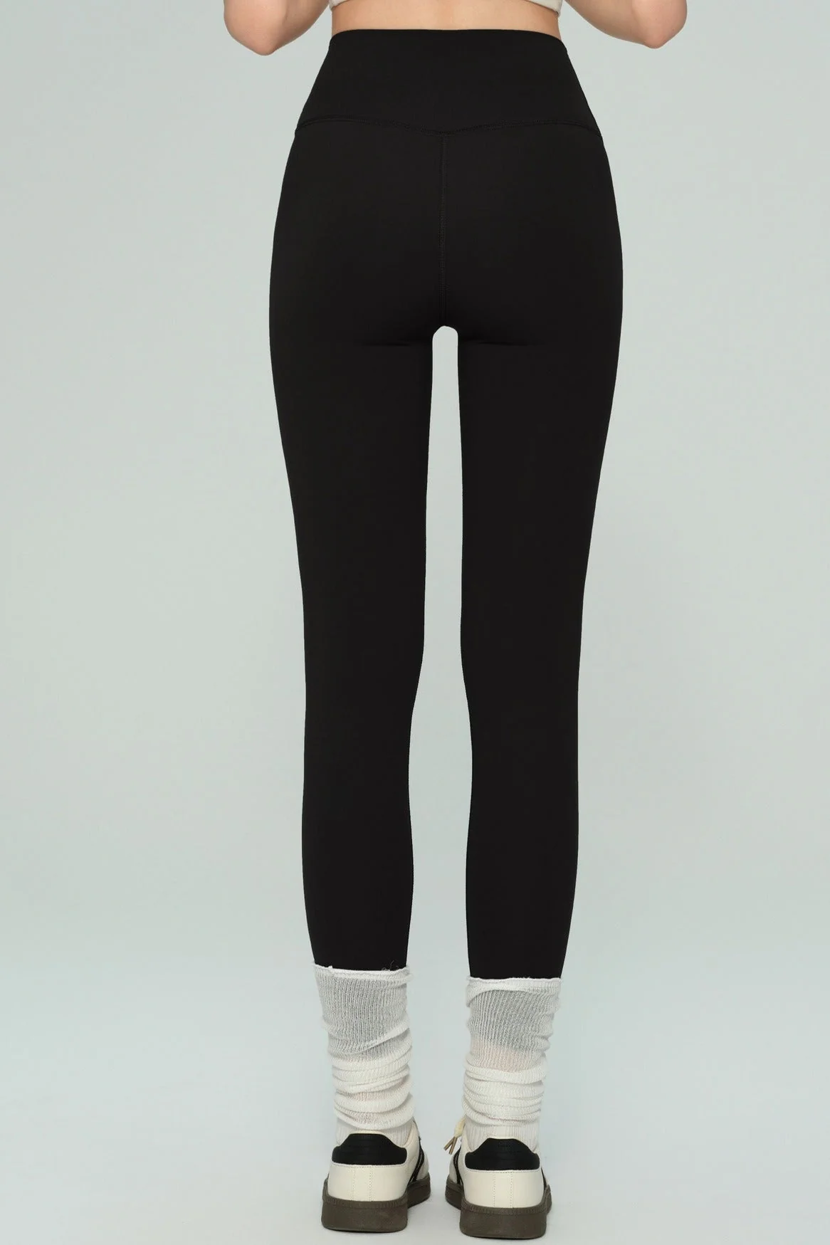 High-Waisted Fleece Lined Sculpting Leggings - Image 10