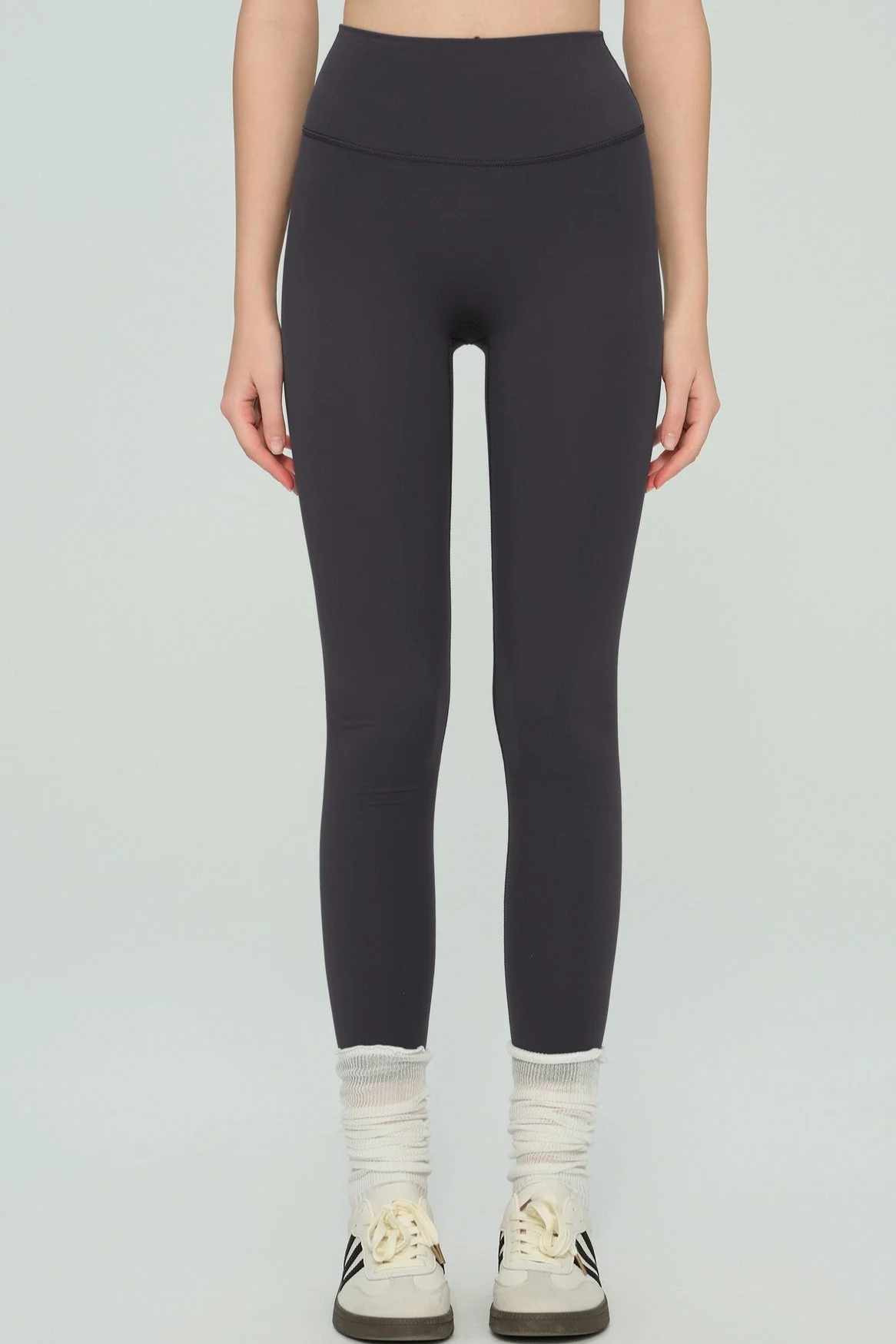 High-Waisted Fleece Lined Sculpting Leggings - Image 11