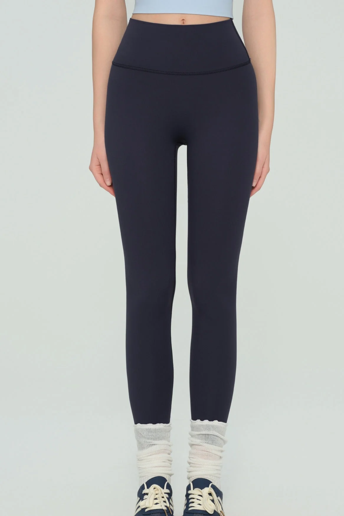 High-Waisted Fleece Lined Sculpting Leggings - Image 5