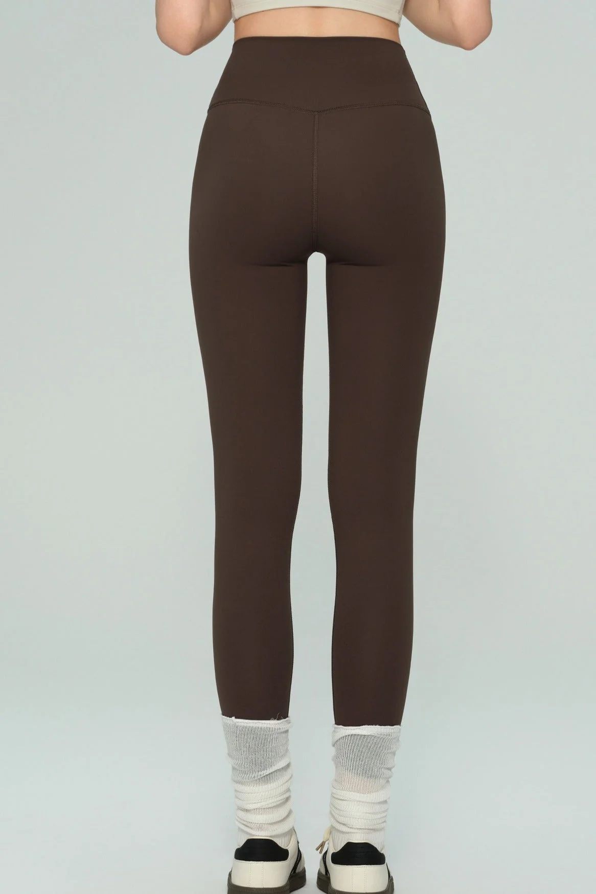 High-Waisted Fleece Lined Sculpting Leggings - Image 8