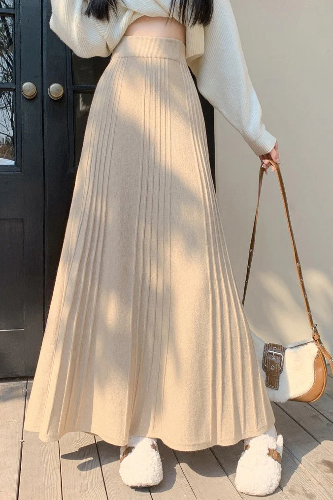 High-Waisted Full Circle Relaxed Skirt - Image 3
