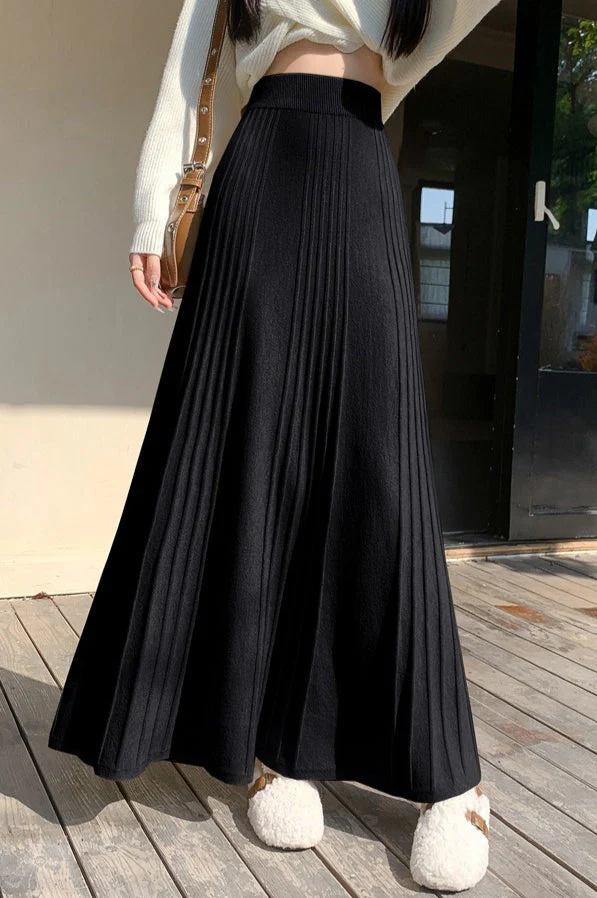 High-Waisted Full Circle Relaxed Skirt - Image 7