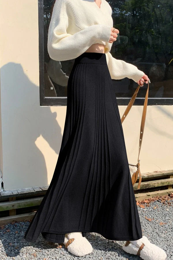 High-Waisted Full Circle Relaxed Skirt - Image 8