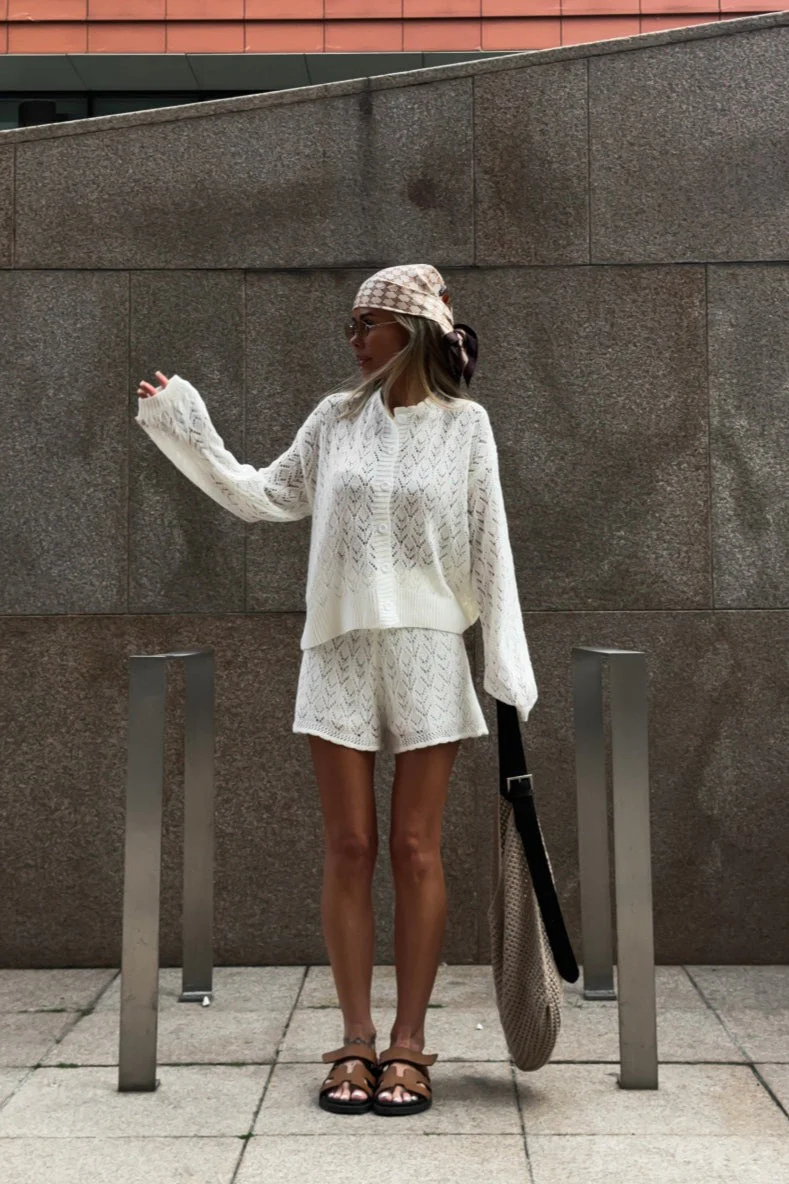 Hollow Knit Crochet Loose Two Piece Set - Image 5