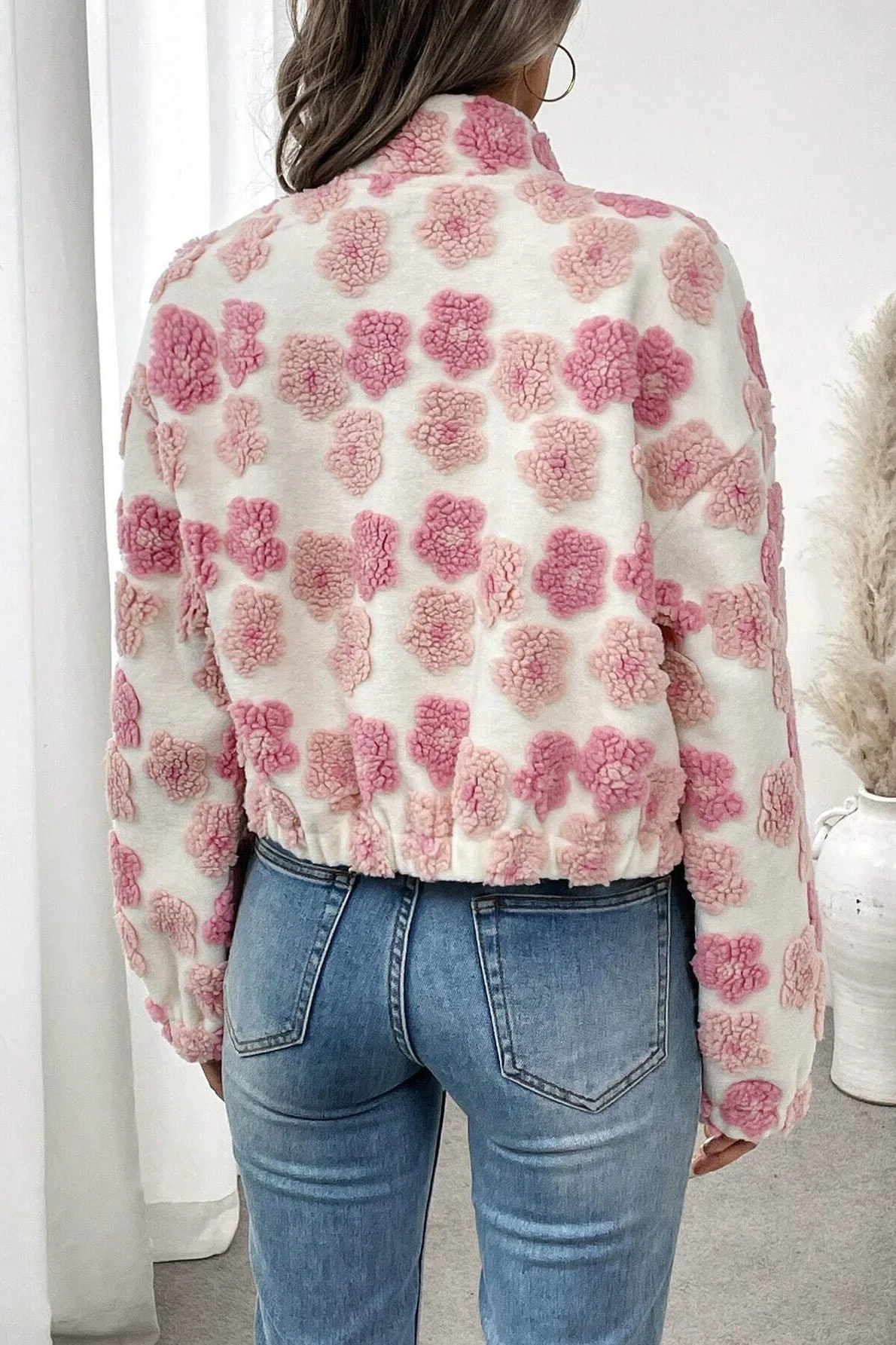Jacquard Trendy Stylish Jacket Coat - Image 4