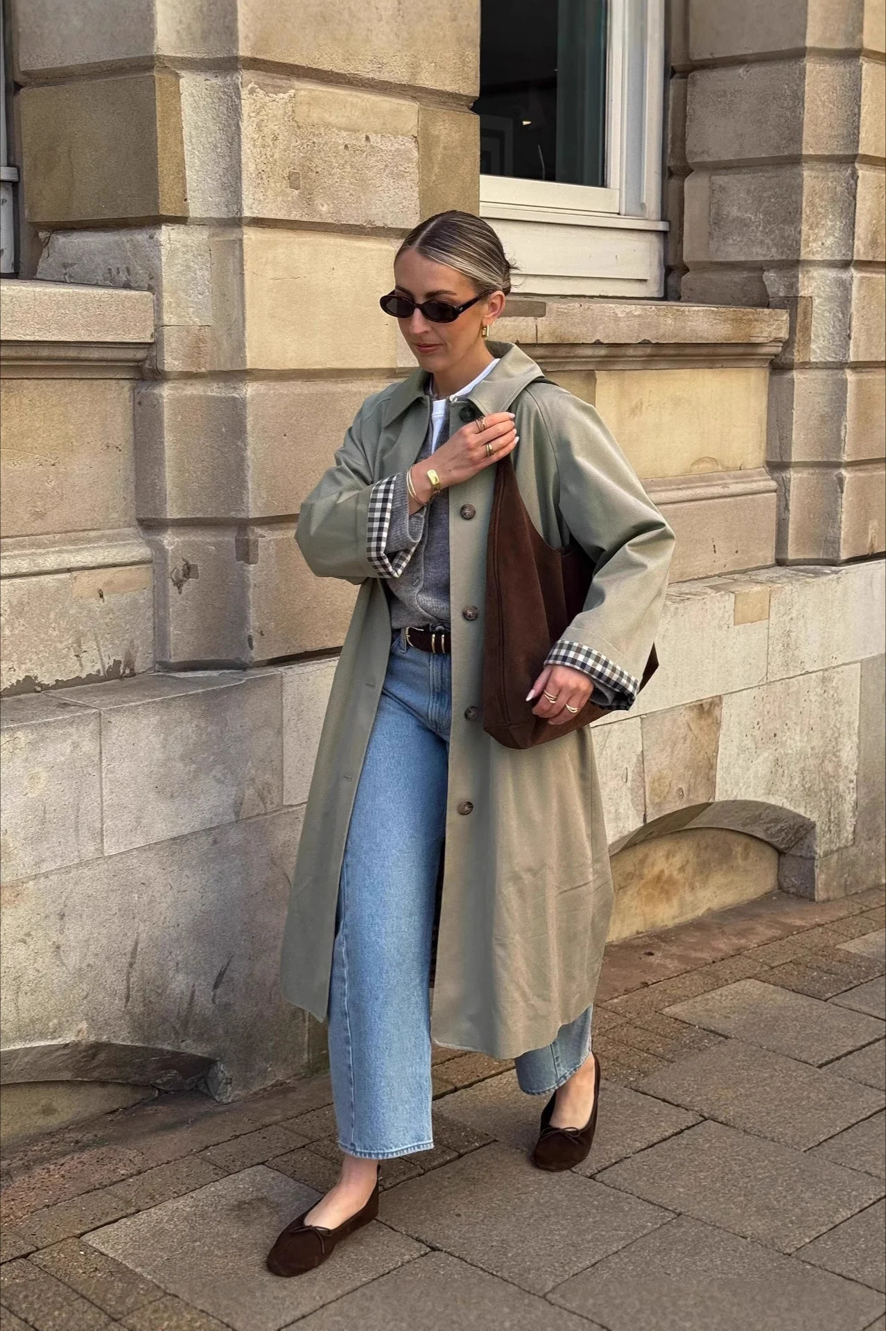 Japanese Minimalist Loose Petite Mid-Length Overcoat - Image 2