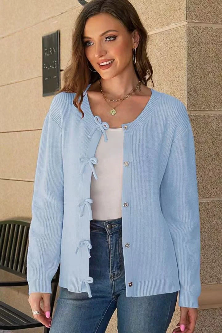Knit Cozy Long-Sleeve Cardigan - Image 10
