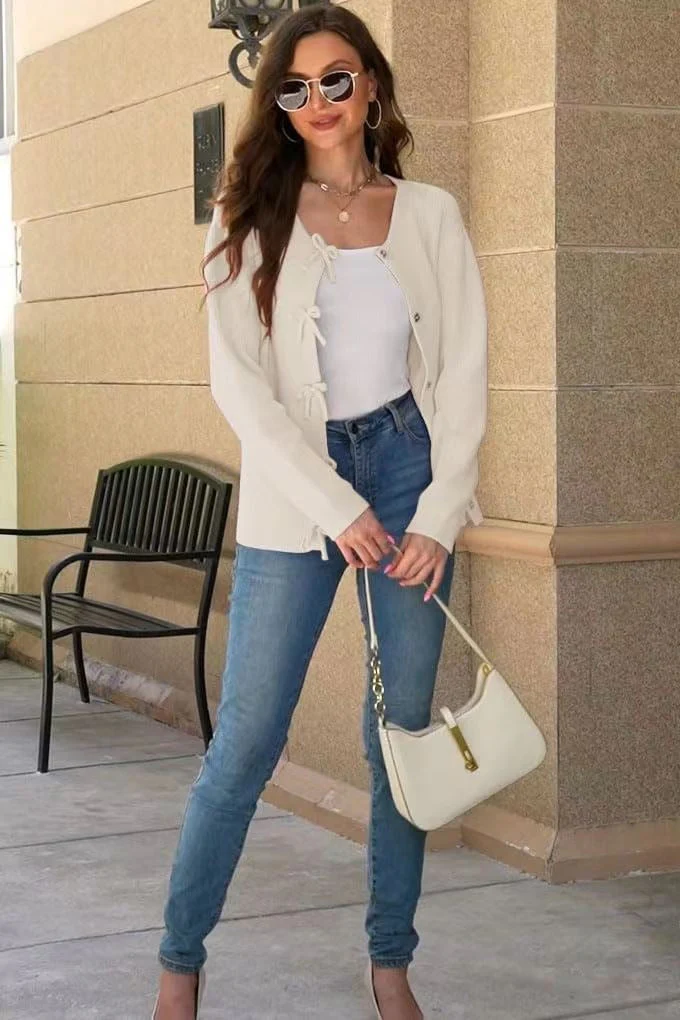 Knit Cozy Long-Sleeve Cardigan - Image 12