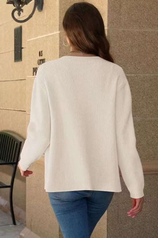 Knit Cozy Long-Sleeve Cardigan - Image 13