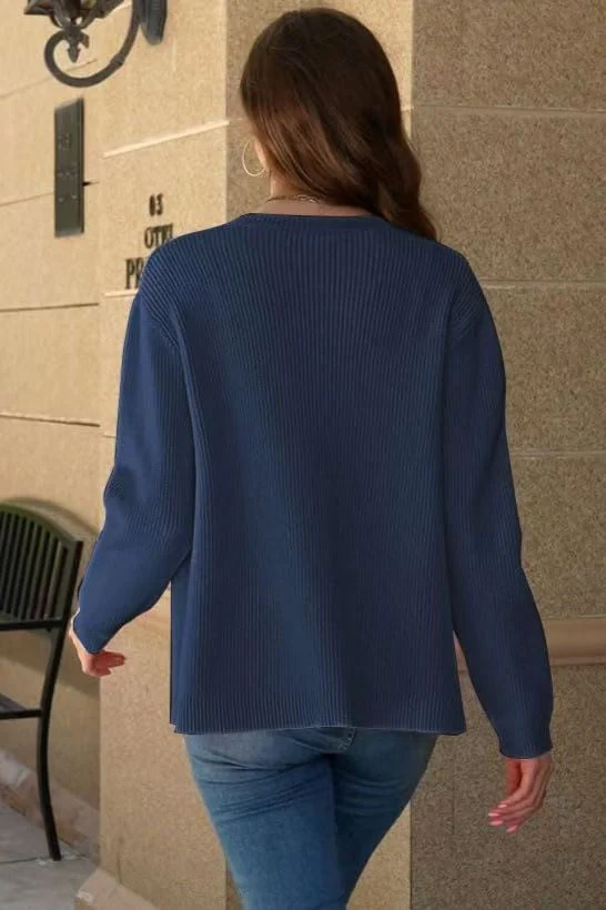 Knit Cozy Long-Sleeve Cardigan - Image 15