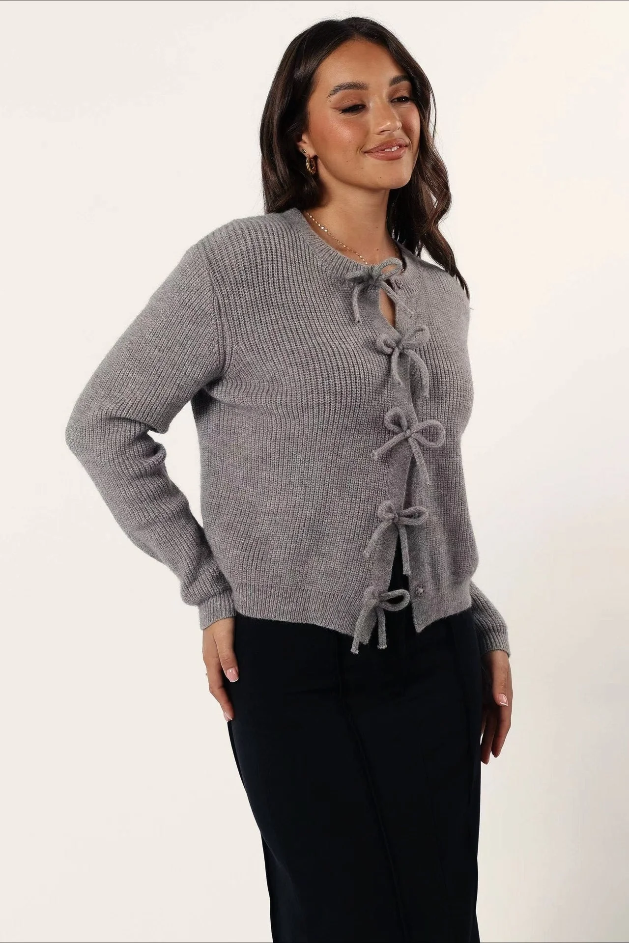 Knit Cozy Long-Sleeve Cardigan - Image 6