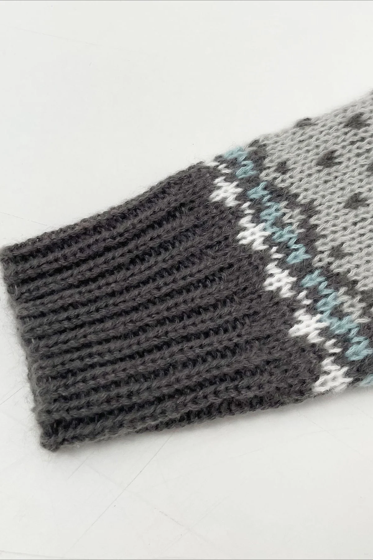 Knit Fair Isle Jacquard Round Neck Loose Sweater - Image 3