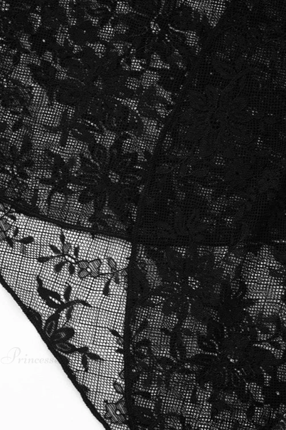 Lace Fitted Long Sleeve Tee - Image 5