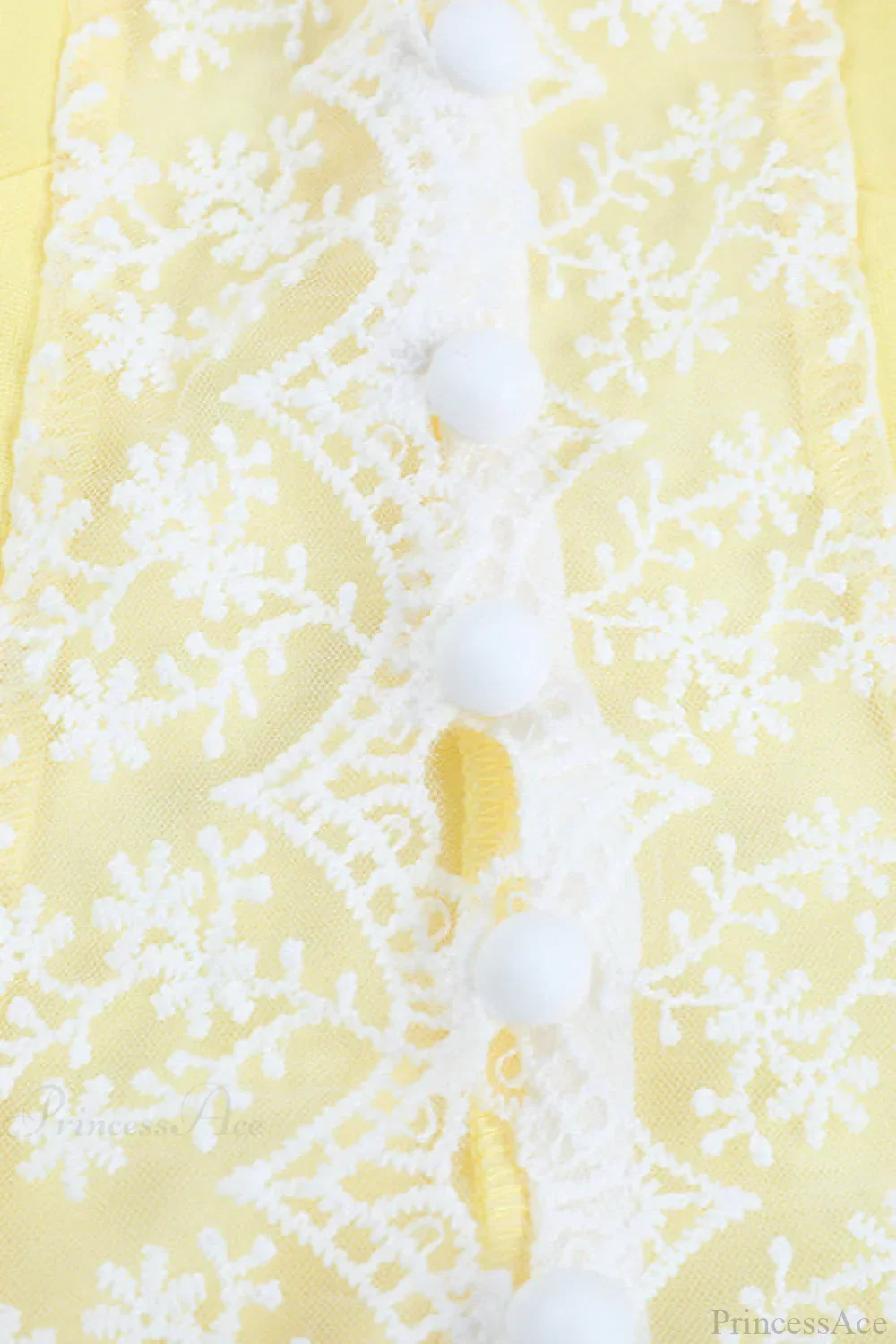 Lace Ruffle Sleeveless Tie Cami Top - Image 3