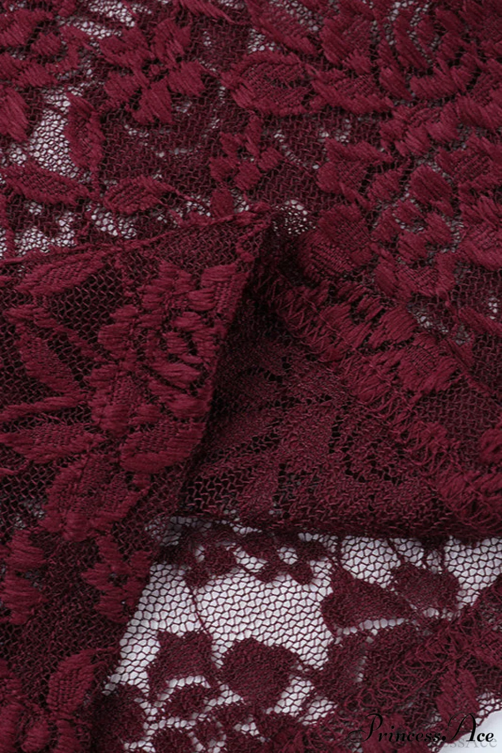 Lace V Neck Cutout Long Sleeve Tee - Image 4