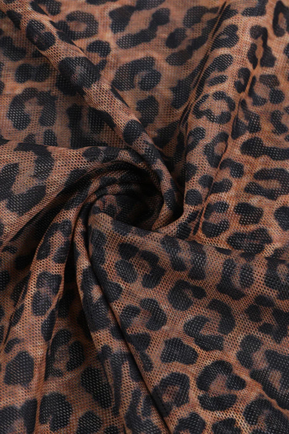 Leopard Cami Backless Fitted Maxi Dress - Image 4