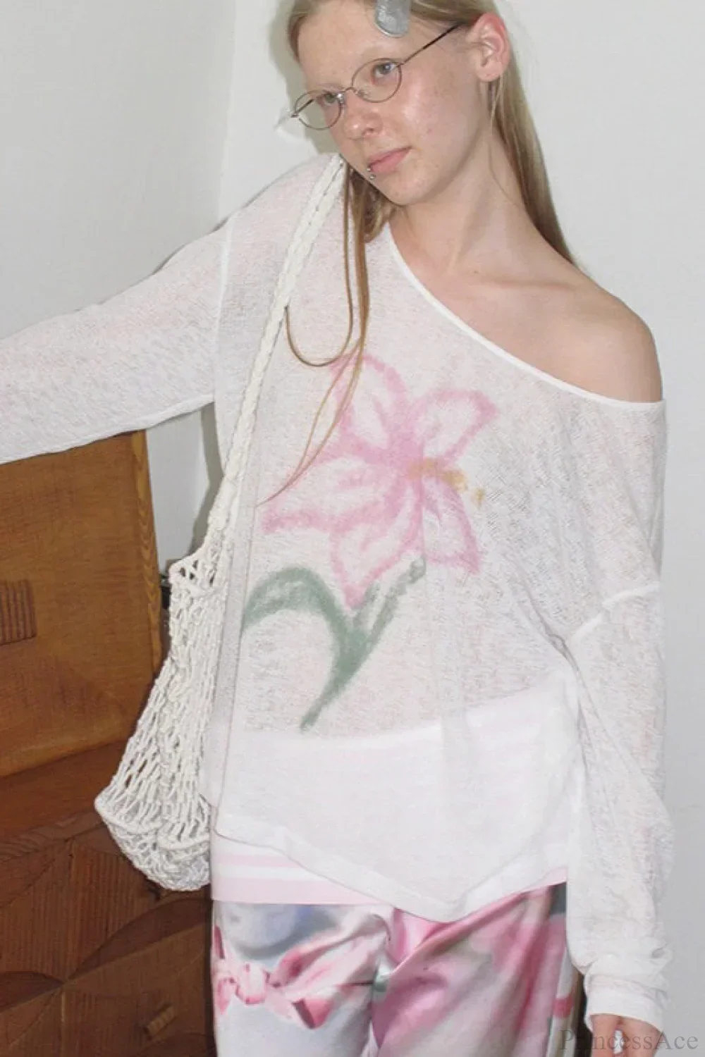 Lightweight Sun Protection Loose Casual Slouchy Blouse - Image 2