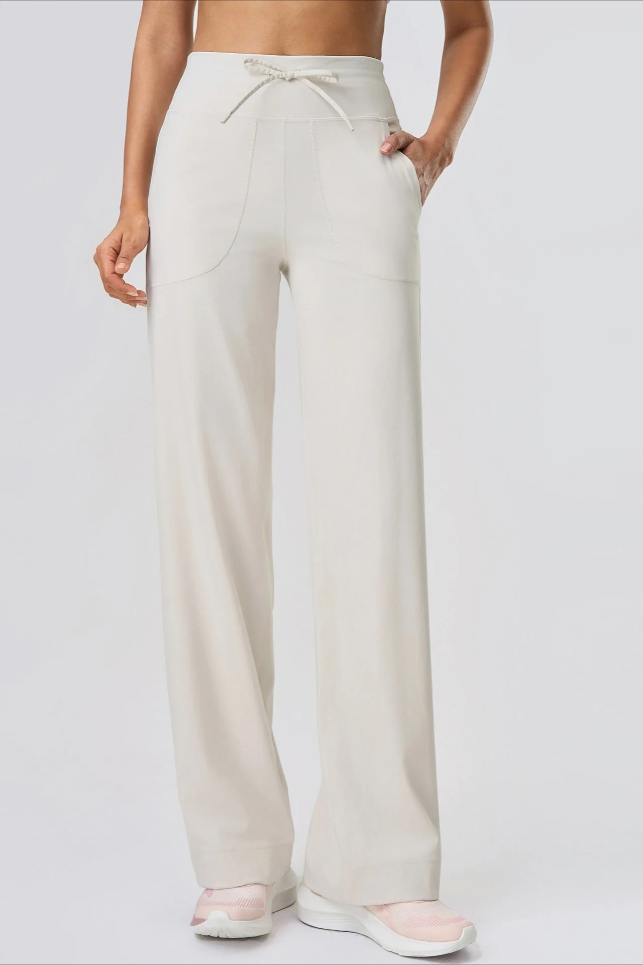 Long Comfort Stretch Straight Leg Yoga Leggings - Image 2