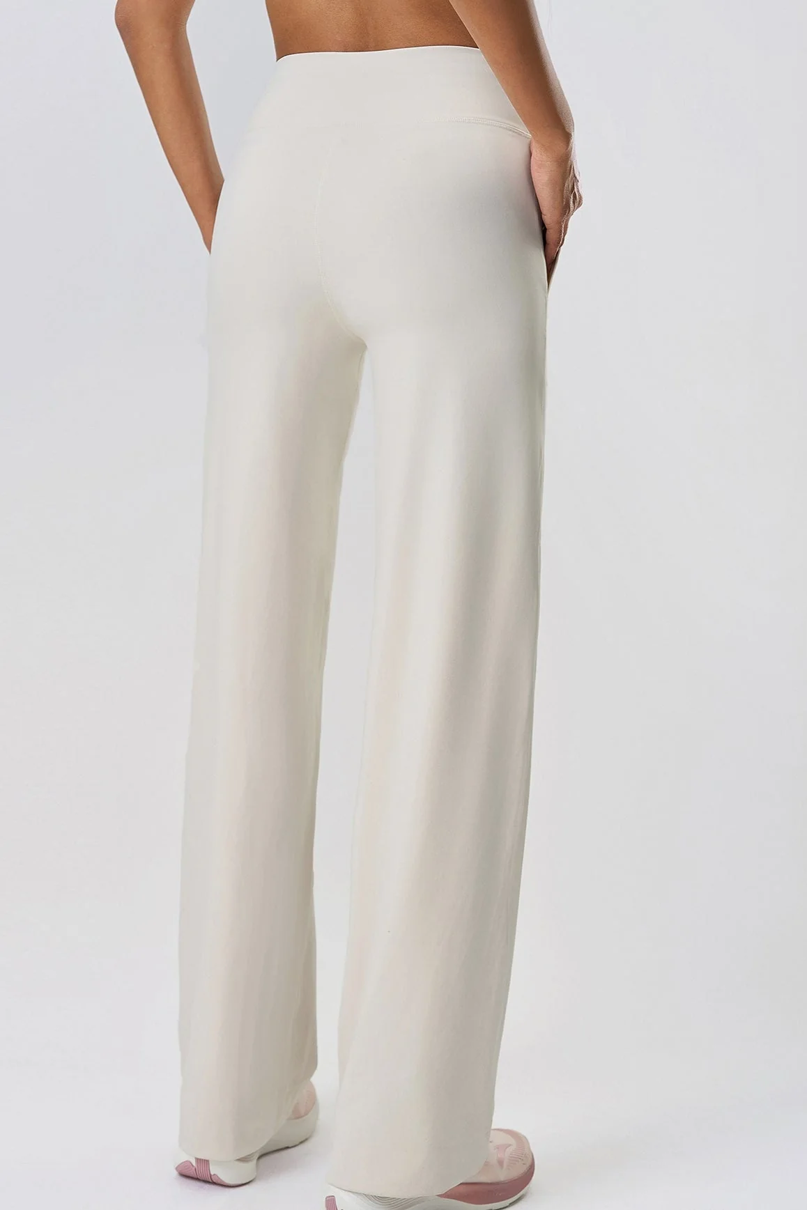 Long Comfort Stretch Straight Leg Yoga Leggings - Image 3