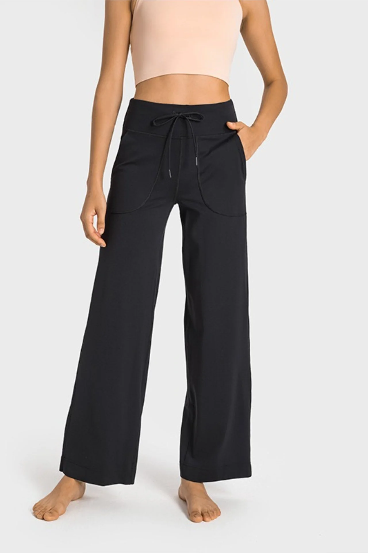 Long Comfort Stretch Straight Leg Yoga Leggings - Image 7