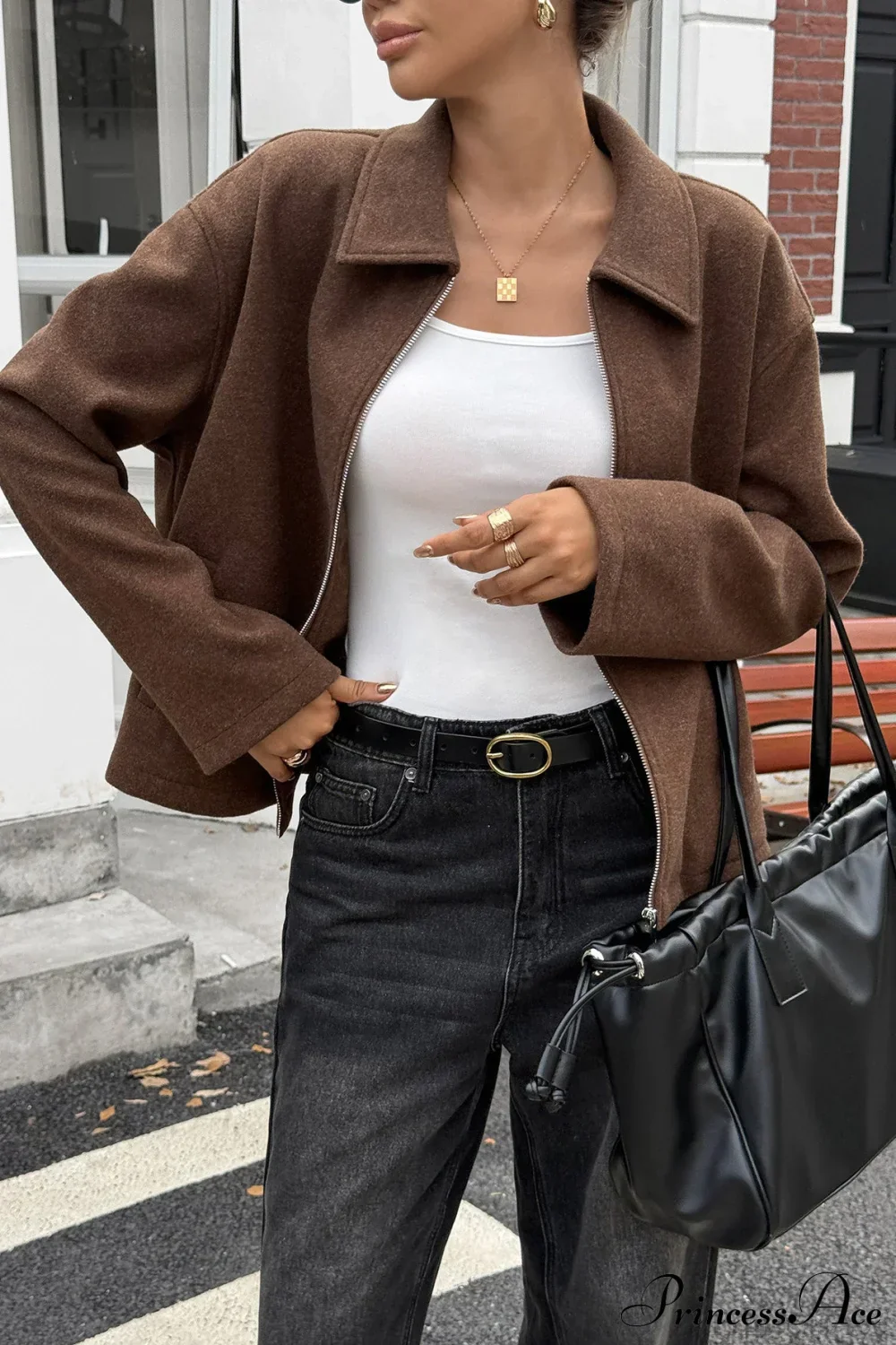Long Sleeve Elegant Versatile Coat - Image 8