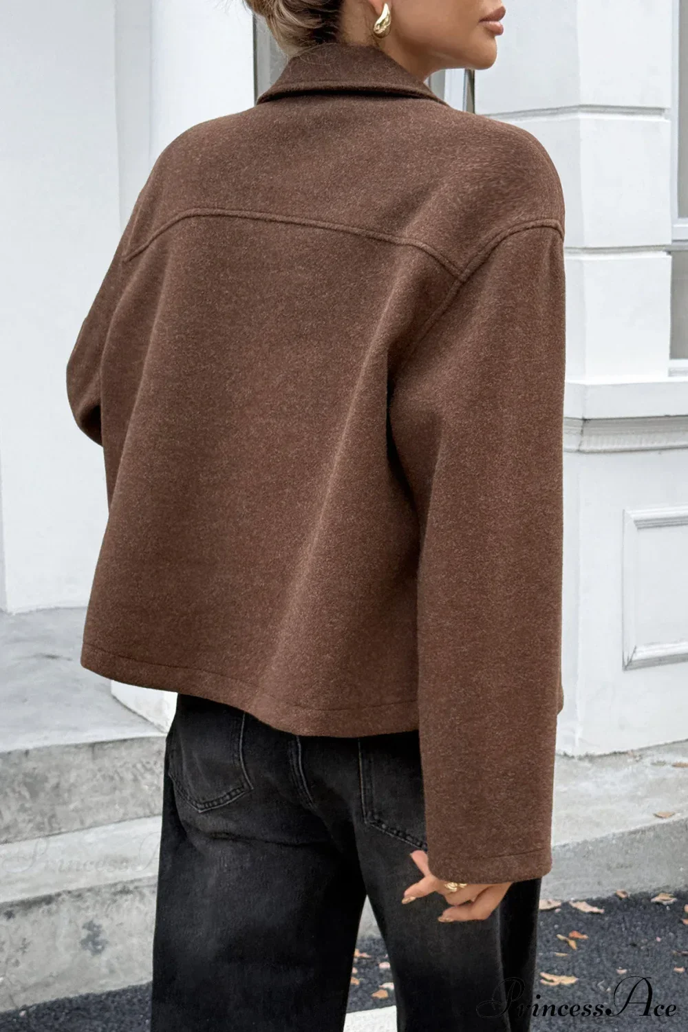 Long Sleeve Elegant Versatile Coat - Image 9