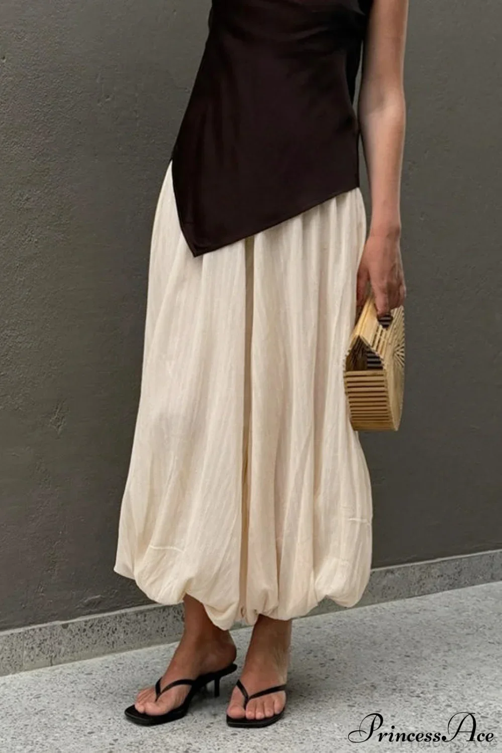 Loose Bubble Cuffed Pants - Image 3