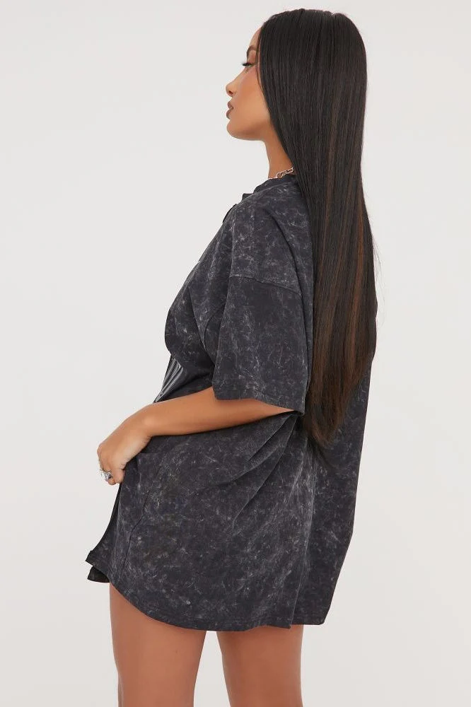 Loose Casual Sexy V Neck Vintage T-shirt - Image 3