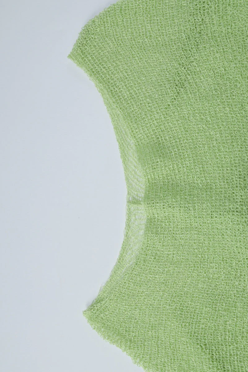 Loose Solid Casual Knit Shawl Blouse - Image 5