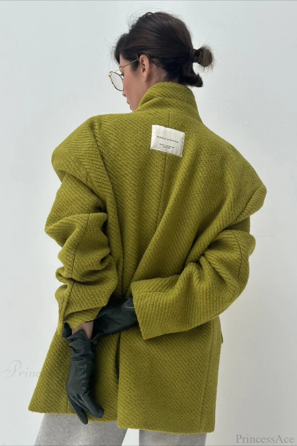 Loose Wool Blazer Warm Versatile Coat - Image 3