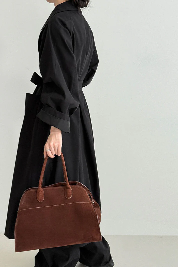 Luxi Vintage Loose Large-Pocket Unique Overcoat - Image 10