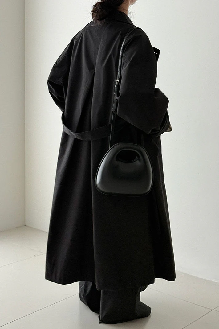 Luxi Vintage Loose Large-Pocket Unique Overcoat - Image 8