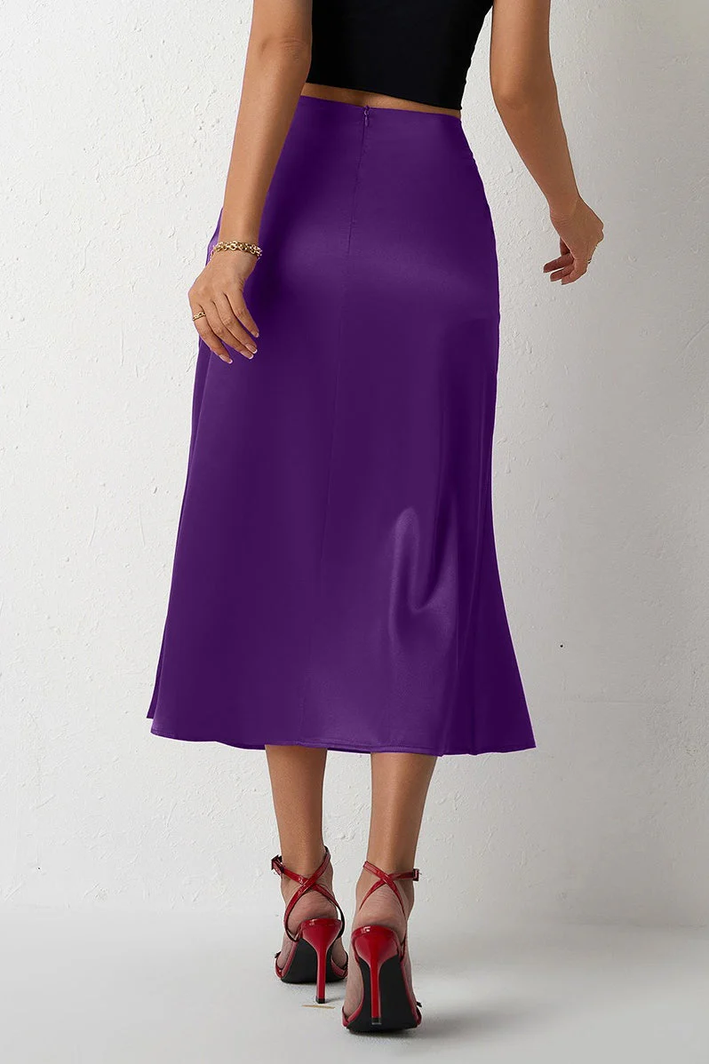 Mermaid Tail Satin Skirt - Image 15
