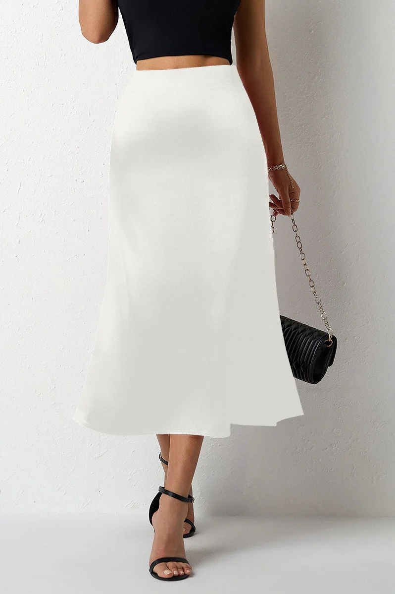 Mermaid Tail Satin Skirt - Image 16