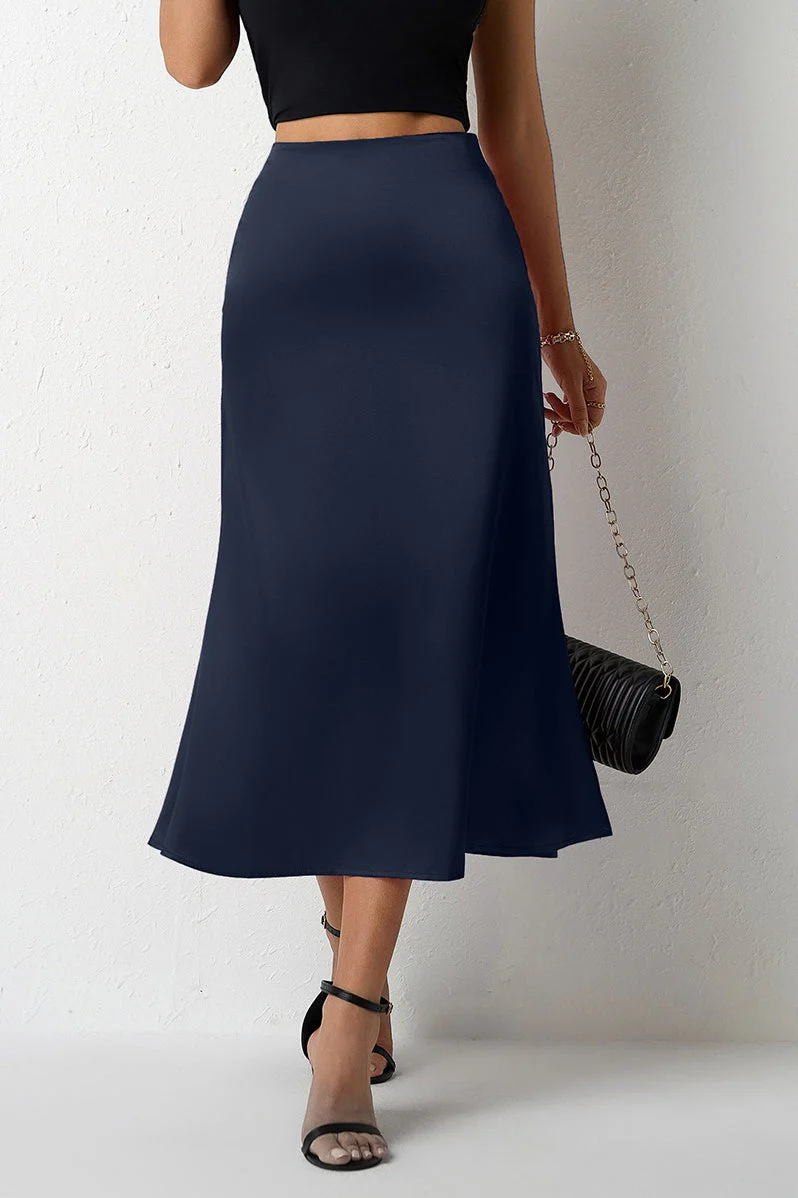 Mermaid Tail Satin Skirt - Image 17