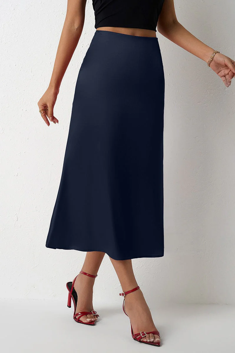 Mermaid Tail Satin Skirt - Image 19