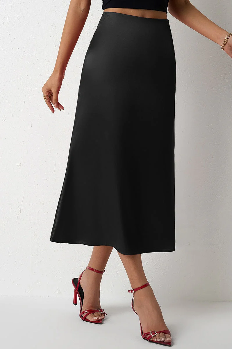 Mermaid Tail Satin Skirt - Image 7