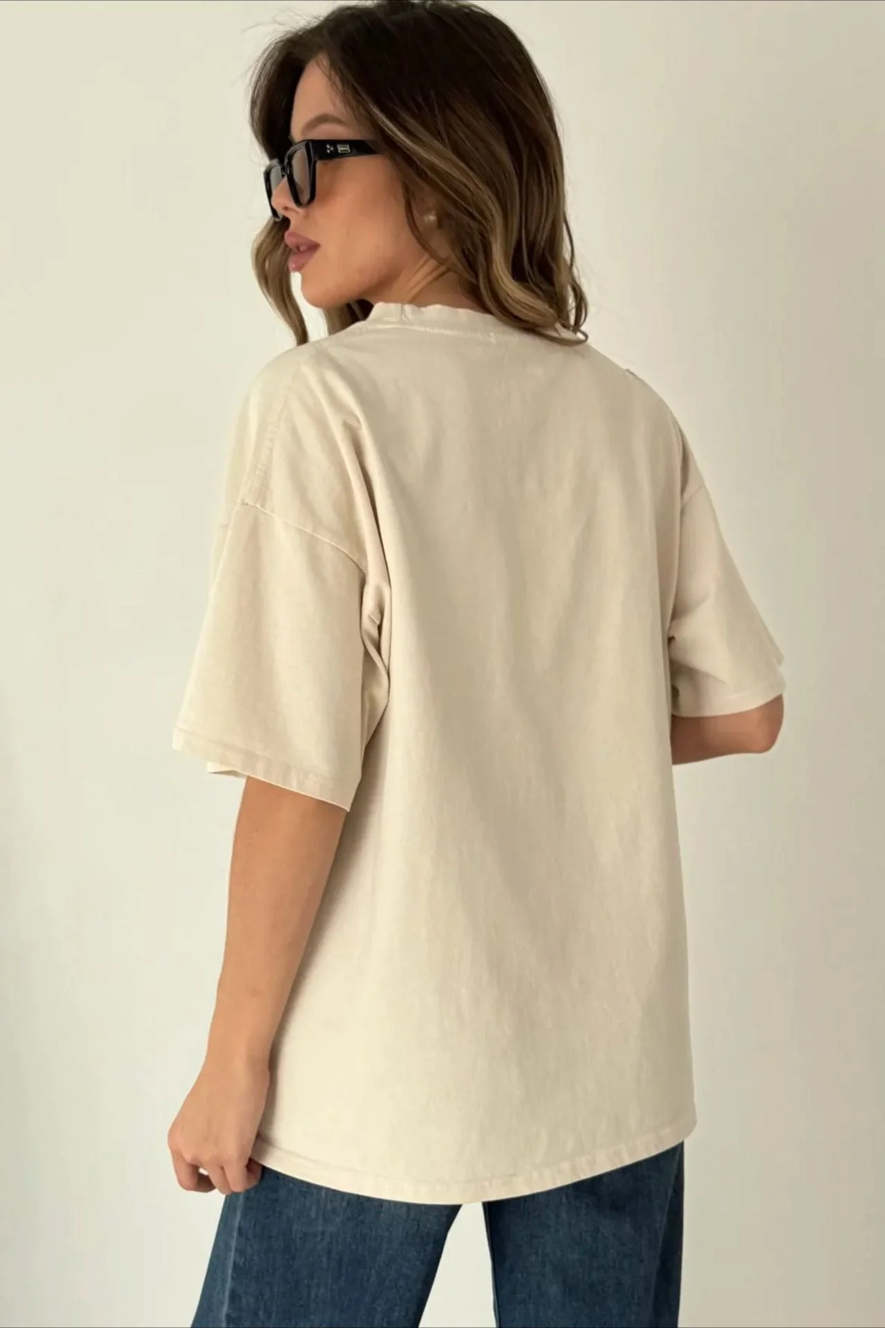 Minimalist Casual Cotton Letter Print Short Sleeve T-shirt - Image 14