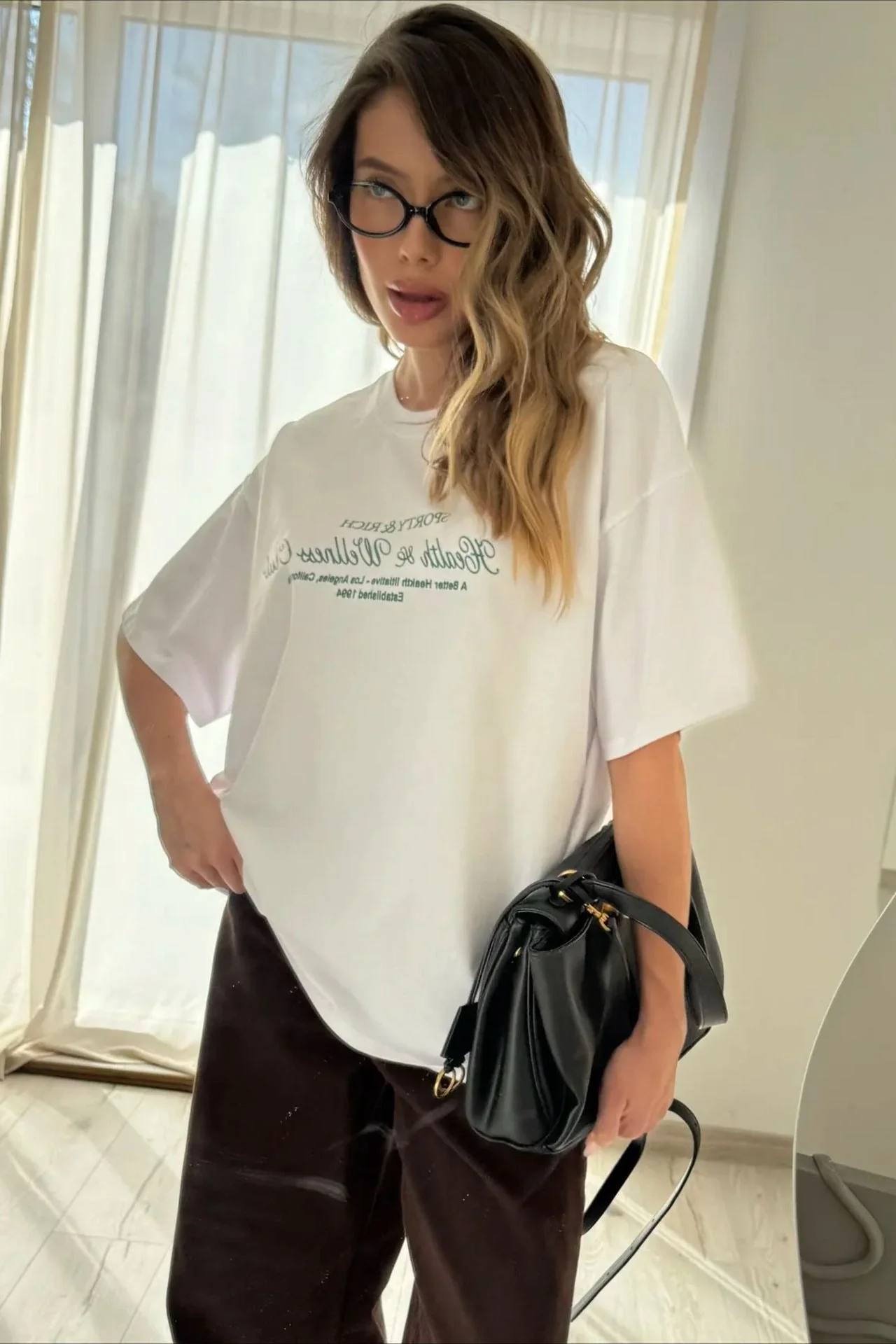 Minimalist Casual Cotton Letter Print Short Sleeve T-shirt - Image 16