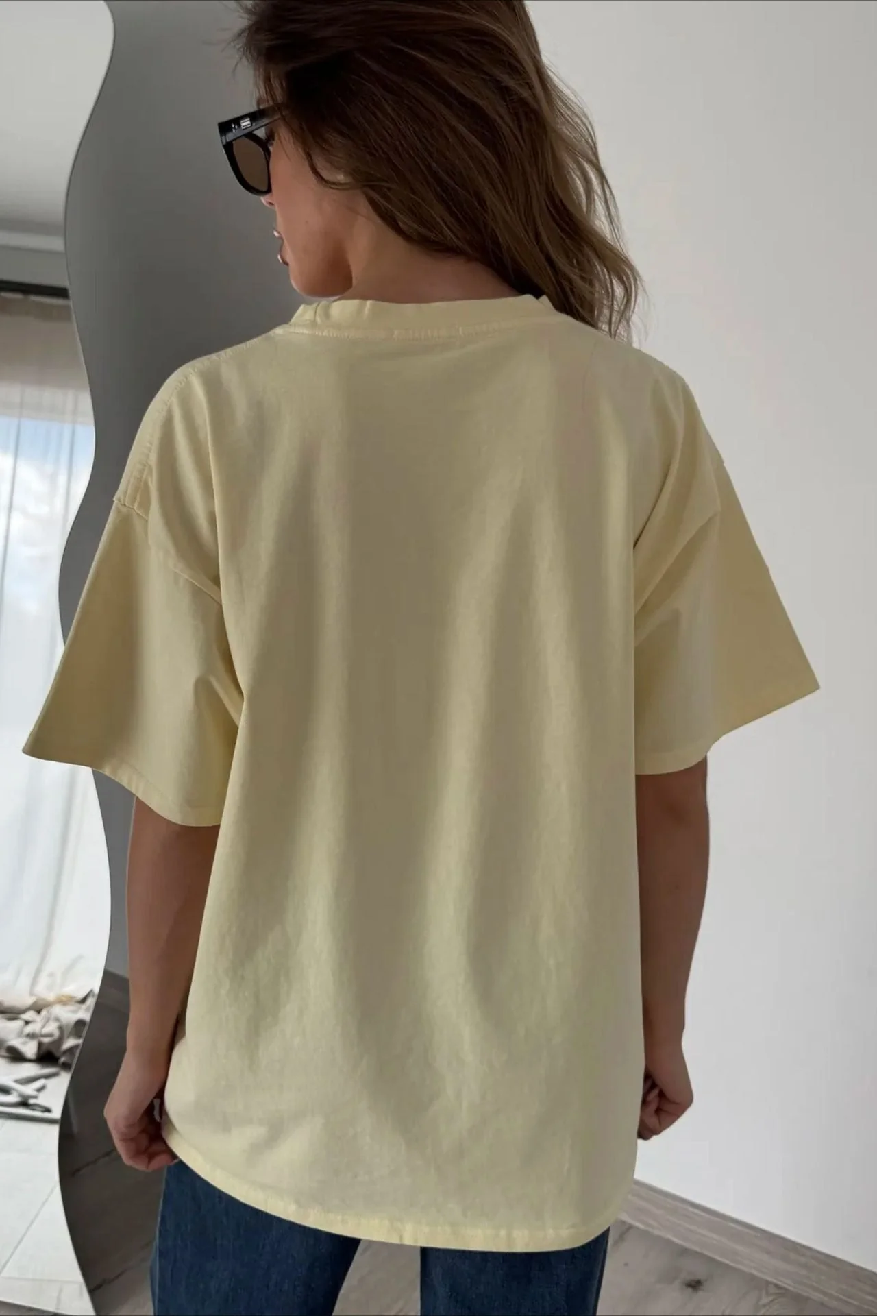 Minimalist Casual Cotton Letter Print Short Sleeve T-shirt - Image 20