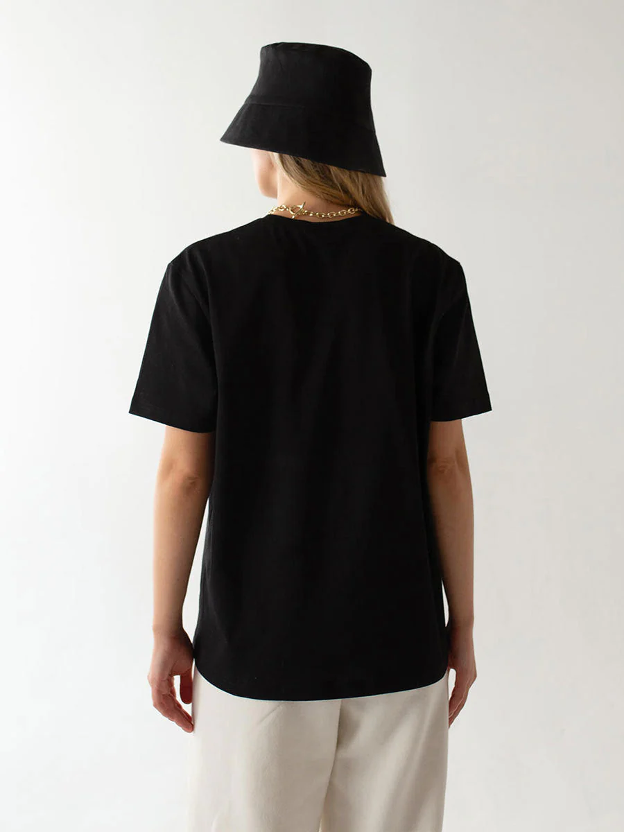 Minimalist Casual Solid Crew Neck T-shirt - Image 7