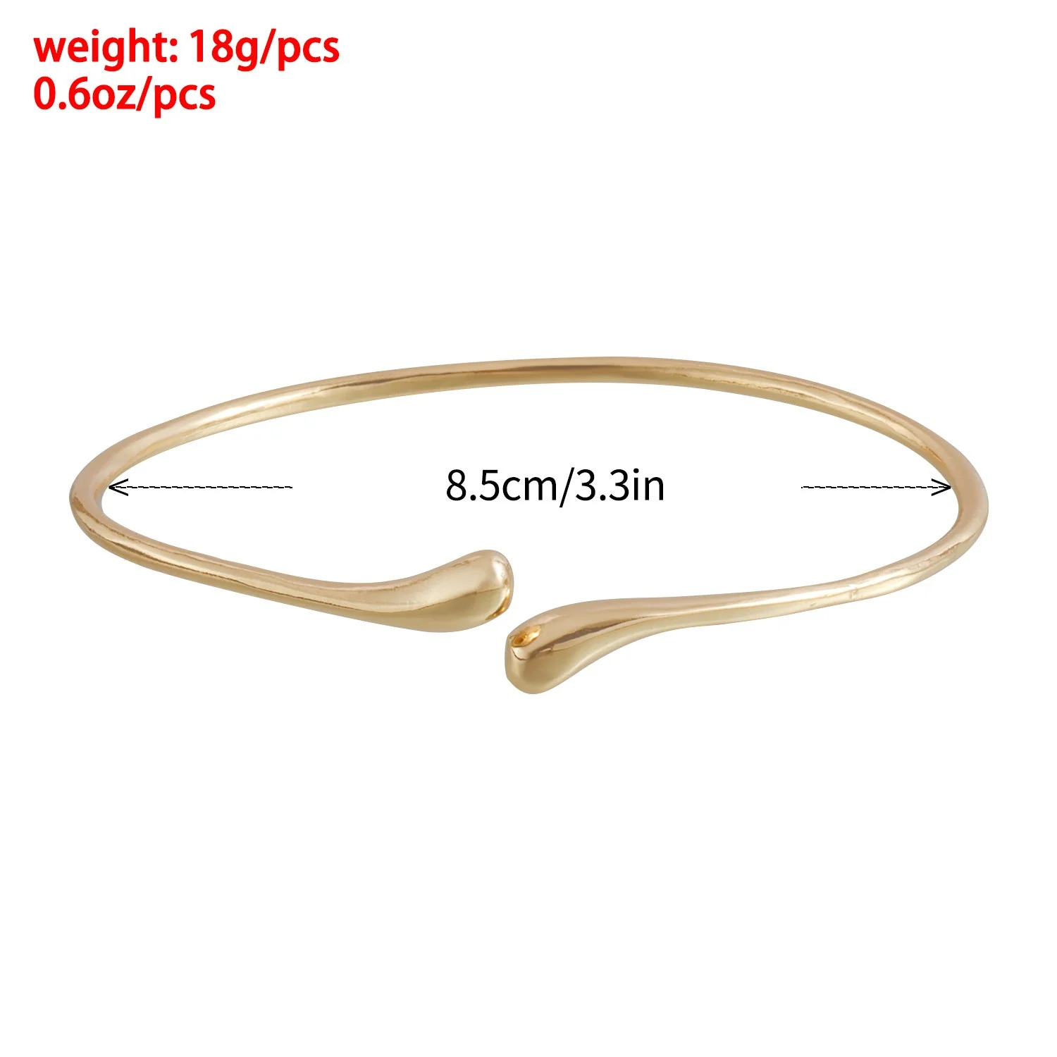 Minimalist Open Adjustable Bracelet - Image 6