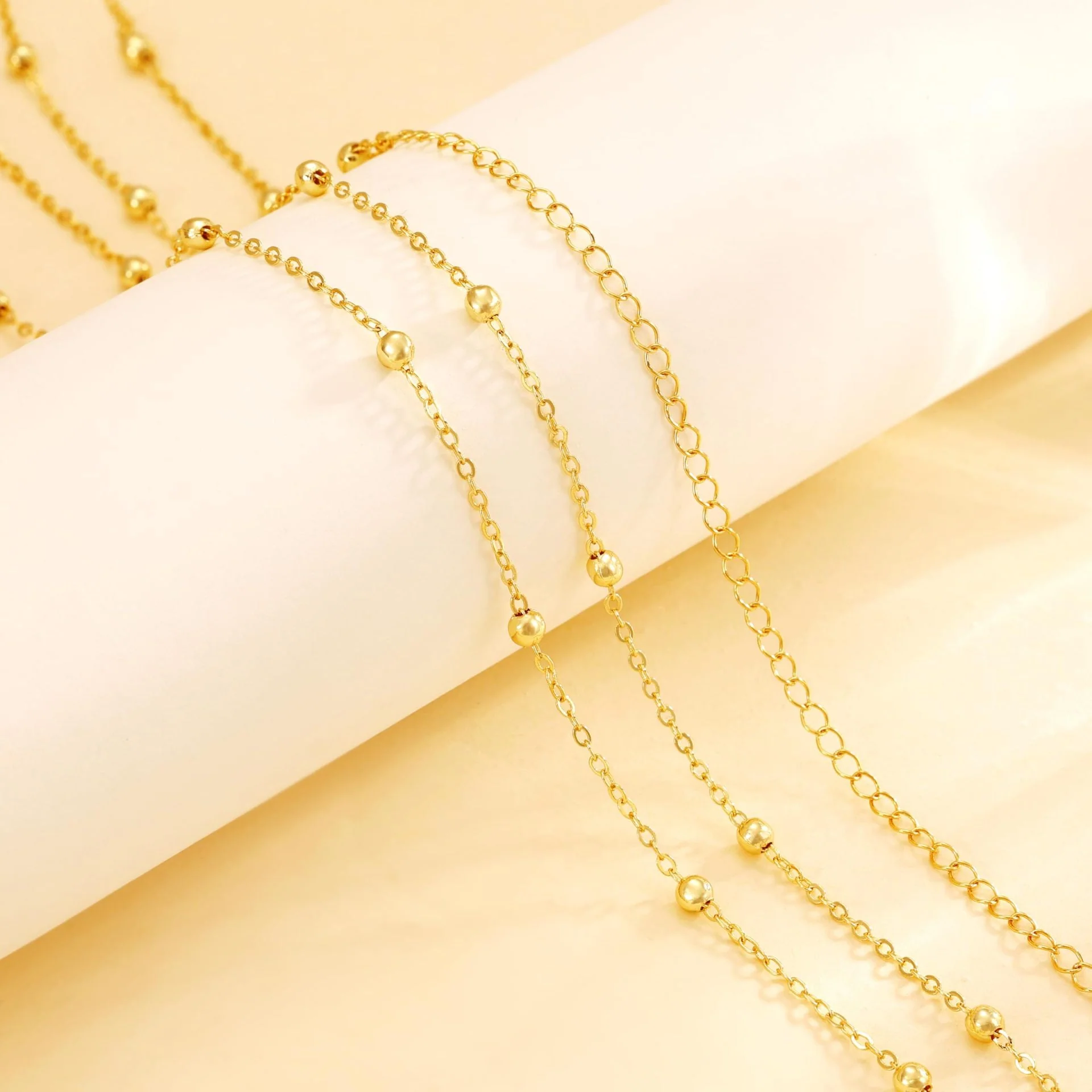 Non-fading Beaded Double Layer Waist Body Chain - Image 5