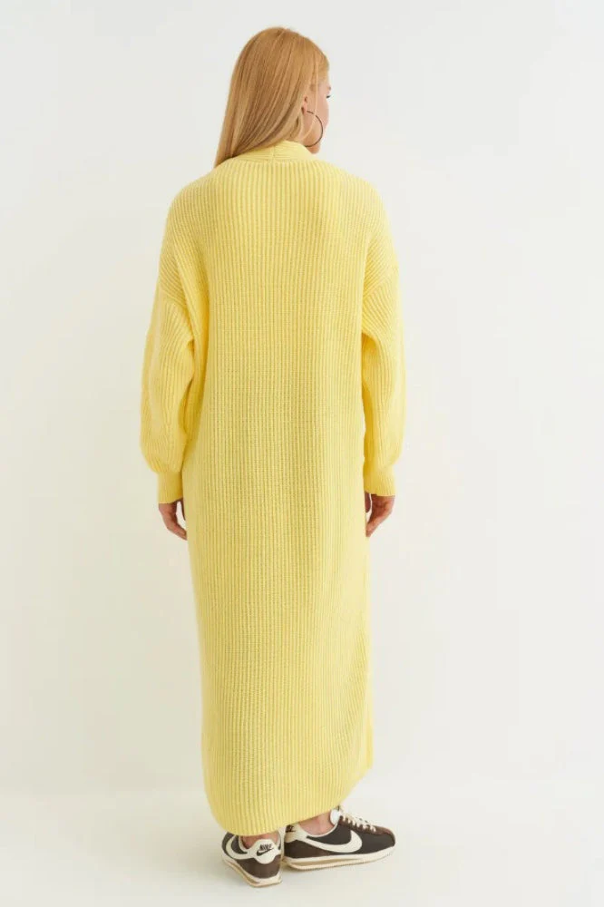 Oversized Long-Length Knit Cardigan - Image 15