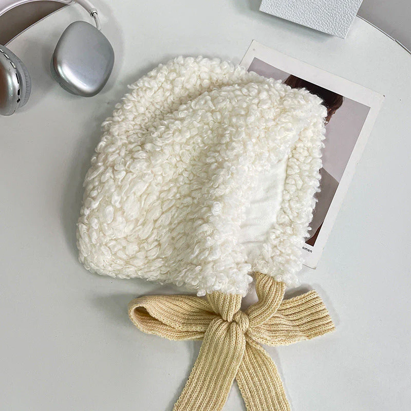 Oversized Tied Beanie Hat - Image 3