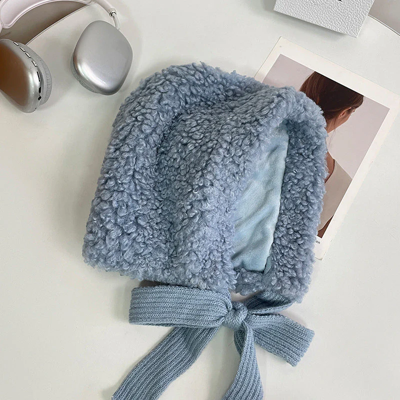 Oversized Tied Beanie Hat - Image 4