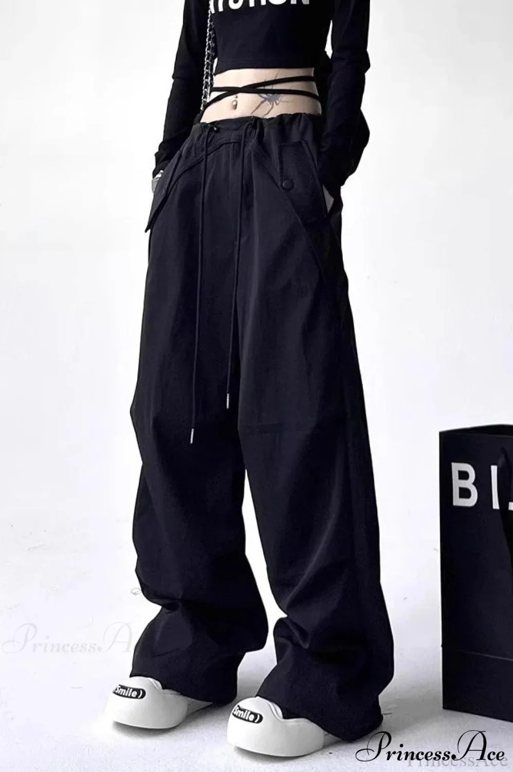 Parachute Wide-Leg Cargo Pants - Image 7