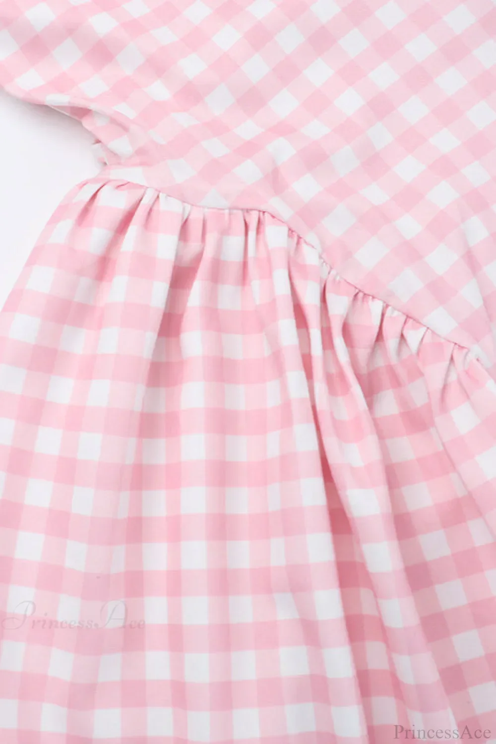 Plaid Color Block Halter Deep V Ruched Mini Dress - Image 5