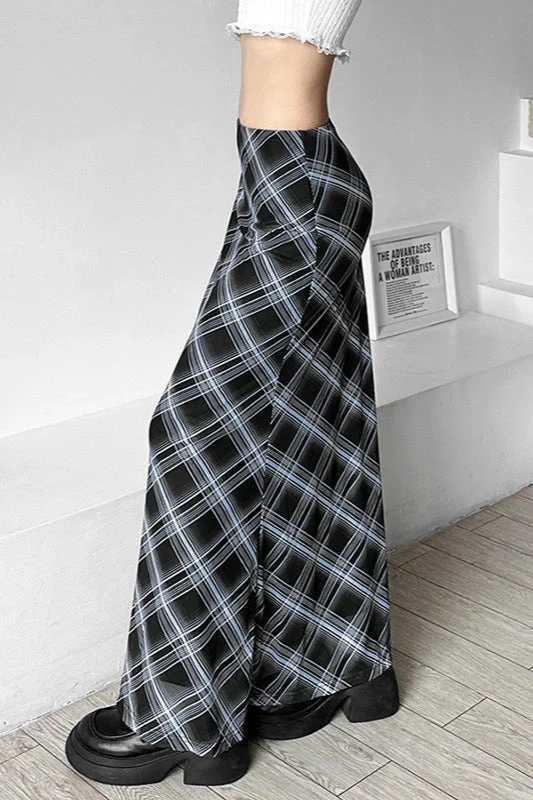 Plaid High Waist Bodycon Skirt - Image 8