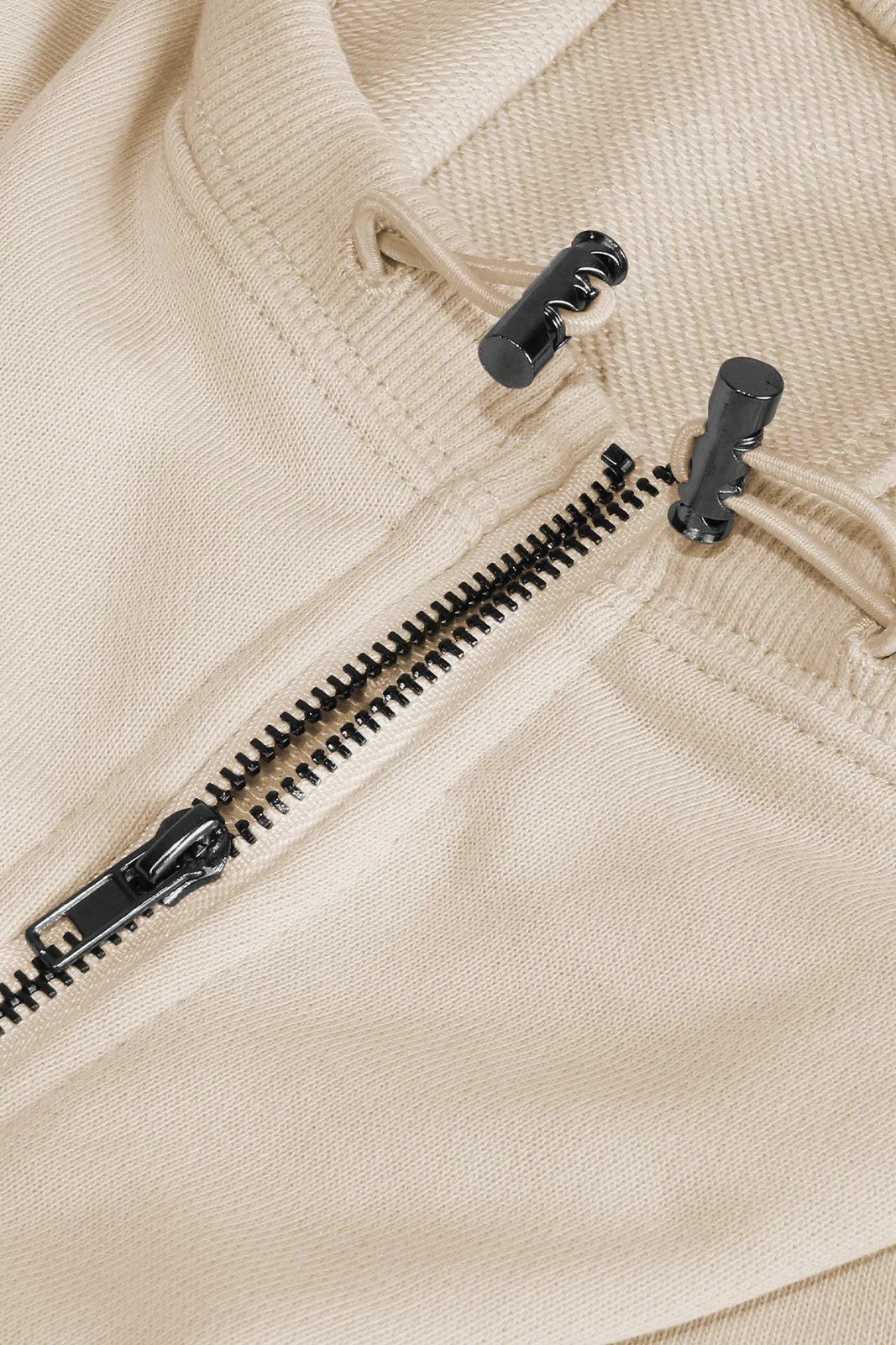 Plain Cropped Zipper Sporty Sweatshirt - Image 5